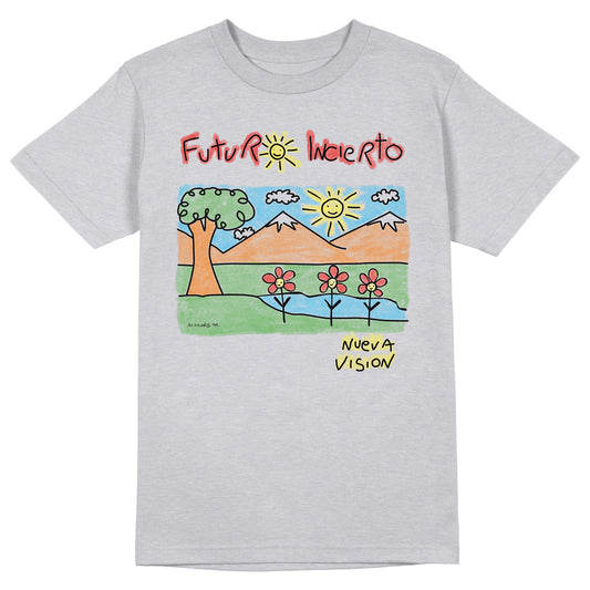 Polera Oficial Futuro Incierto - Nueva Vision - Gris