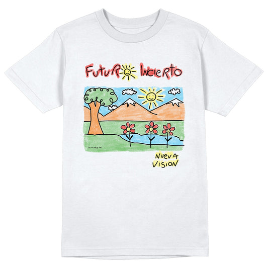 Polera Oficial Futuro Incierto - Nueva Vision - Blanco