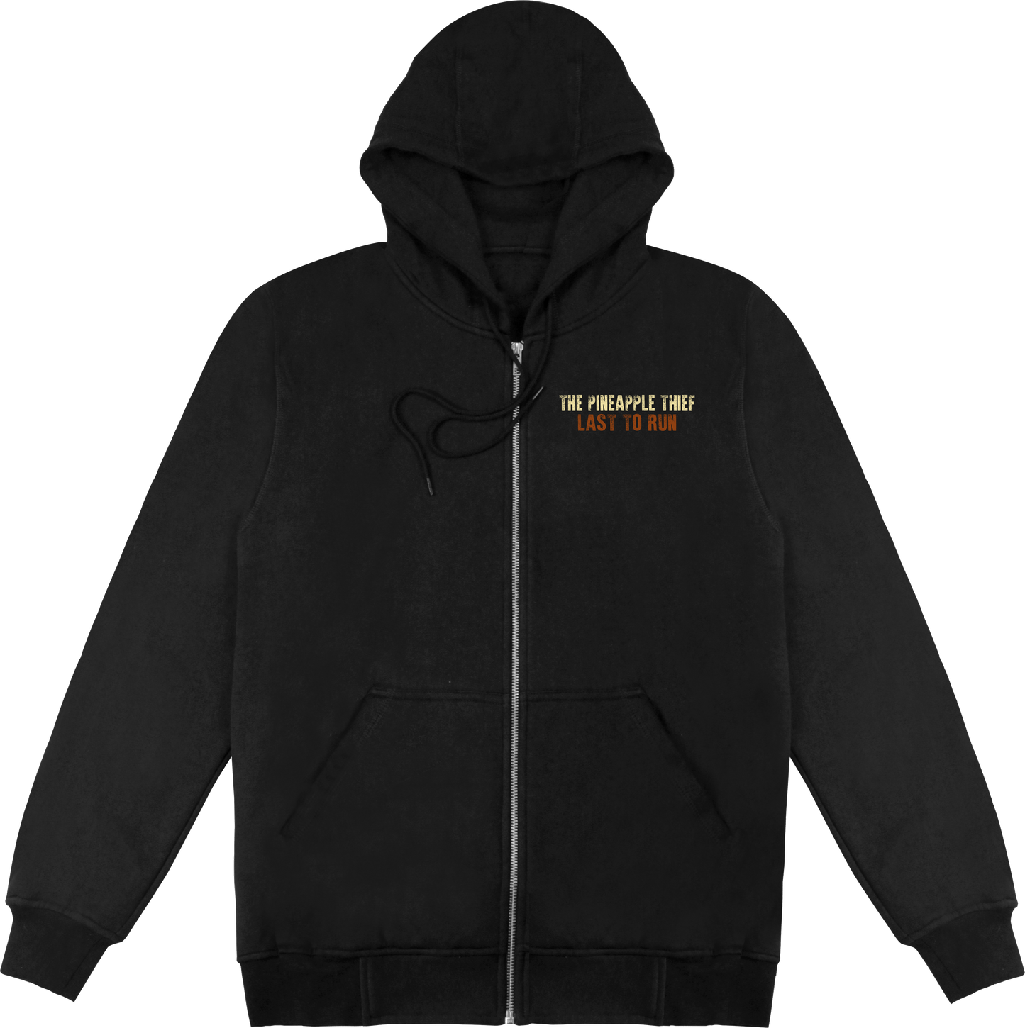 Poleron Zip Up Oficial The Pineapple Thief - Last to Run - Negro
