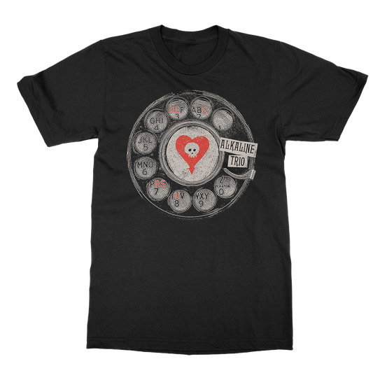 Polera Oficial Alkaline Trio - Operator Black - Negro