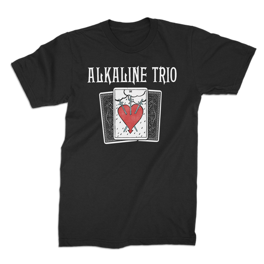 Polera Oficial Alkaline Trio - Tarot Card - Negro