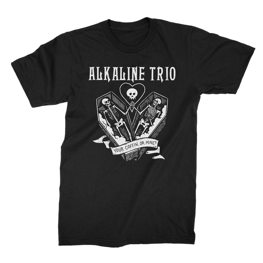 Polera Oficial Alkaline Trio - Your Coffin - Negro