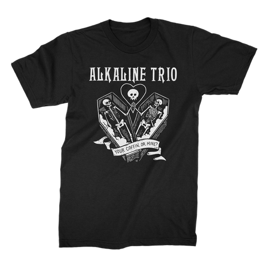 Polera Oficial Alkaline Trio - Your Coffin - Negro