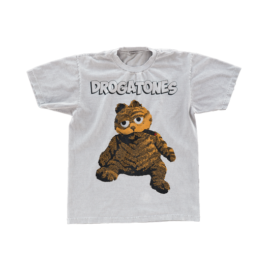 Polera Oficial Drogatones - Reunion Cat Blanca