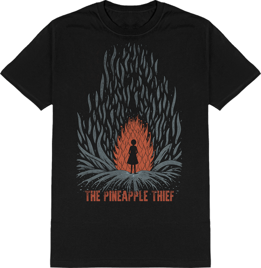 Polera Oficial The Pineapple Thief - Flames - Negro
