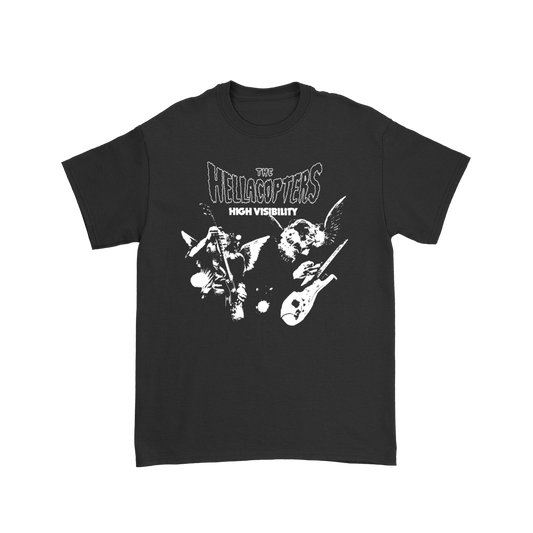 Polera Oficial Hellacopters - High Visibility - Negro