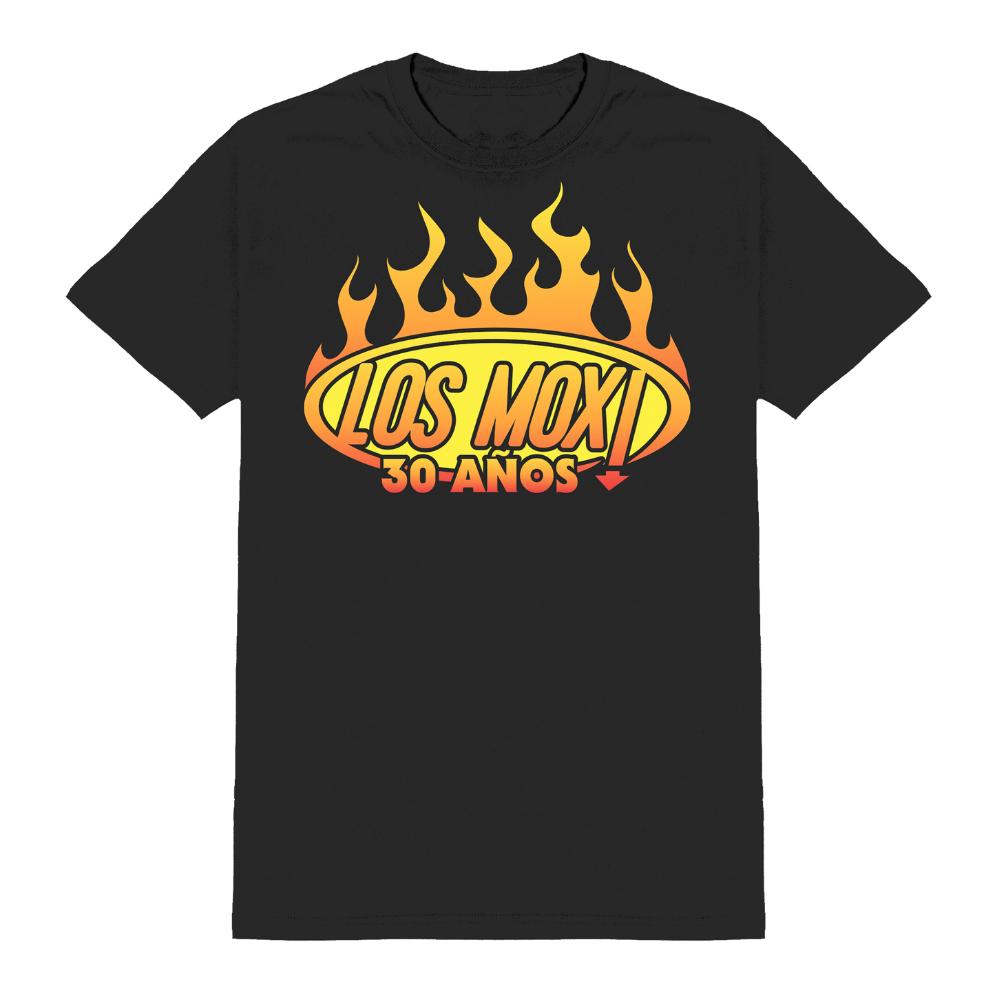 Polera Oficial Los Mox - Aniversario 30 años - Negro
