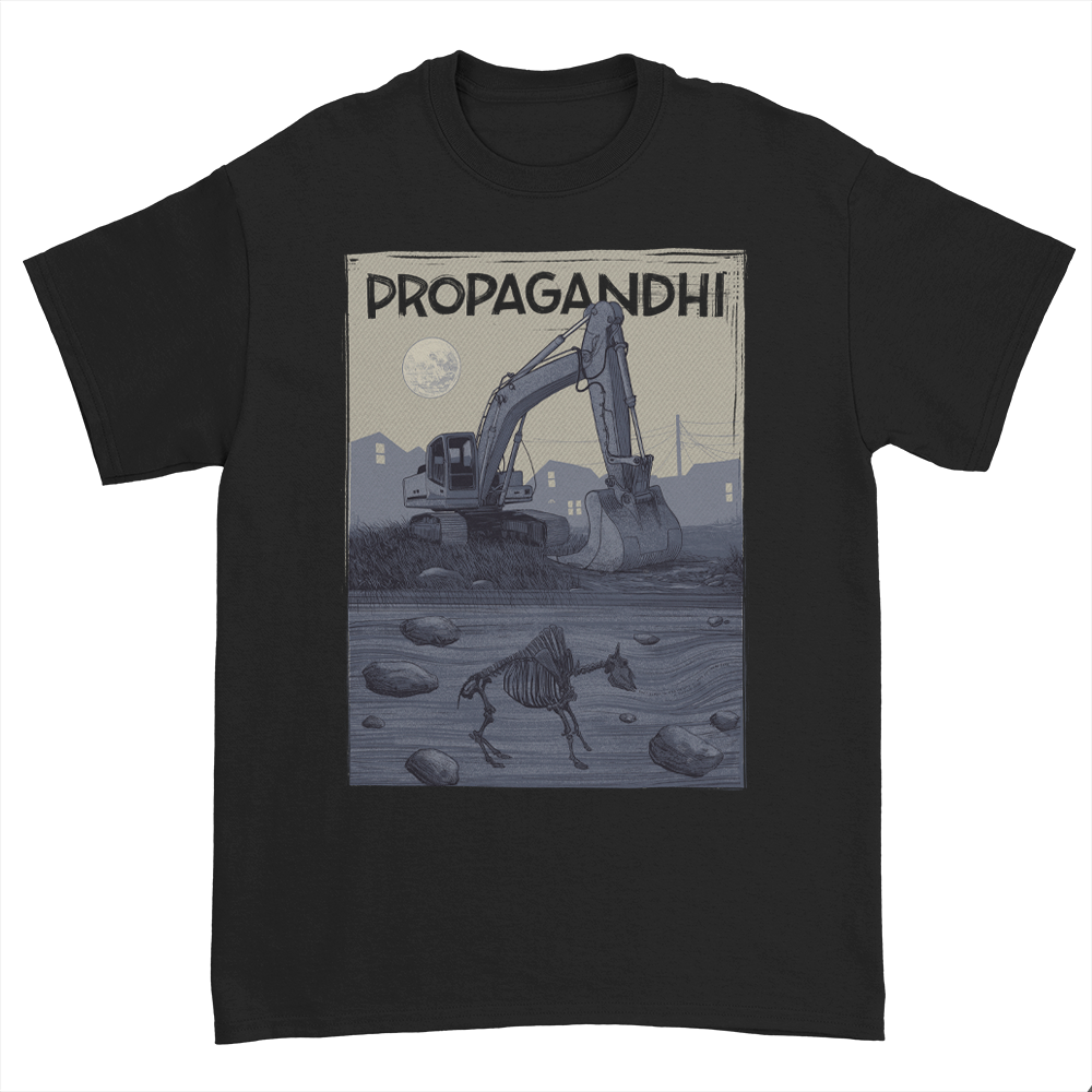 Polera Oficial Propagandhi - Bulldoze - Negro