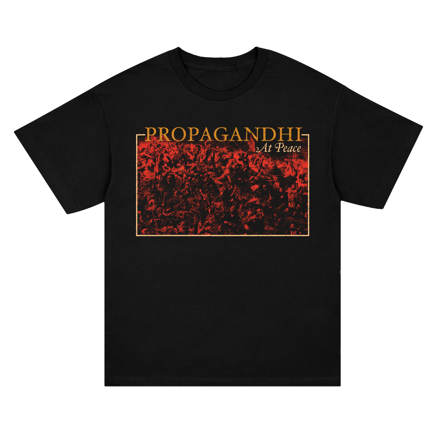 Polera Oficial Propagandhi - At Peace Album - Negro