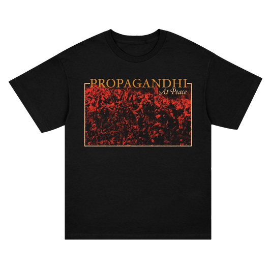 Polera Oficial Propagandhi - At Peace Album - Negro