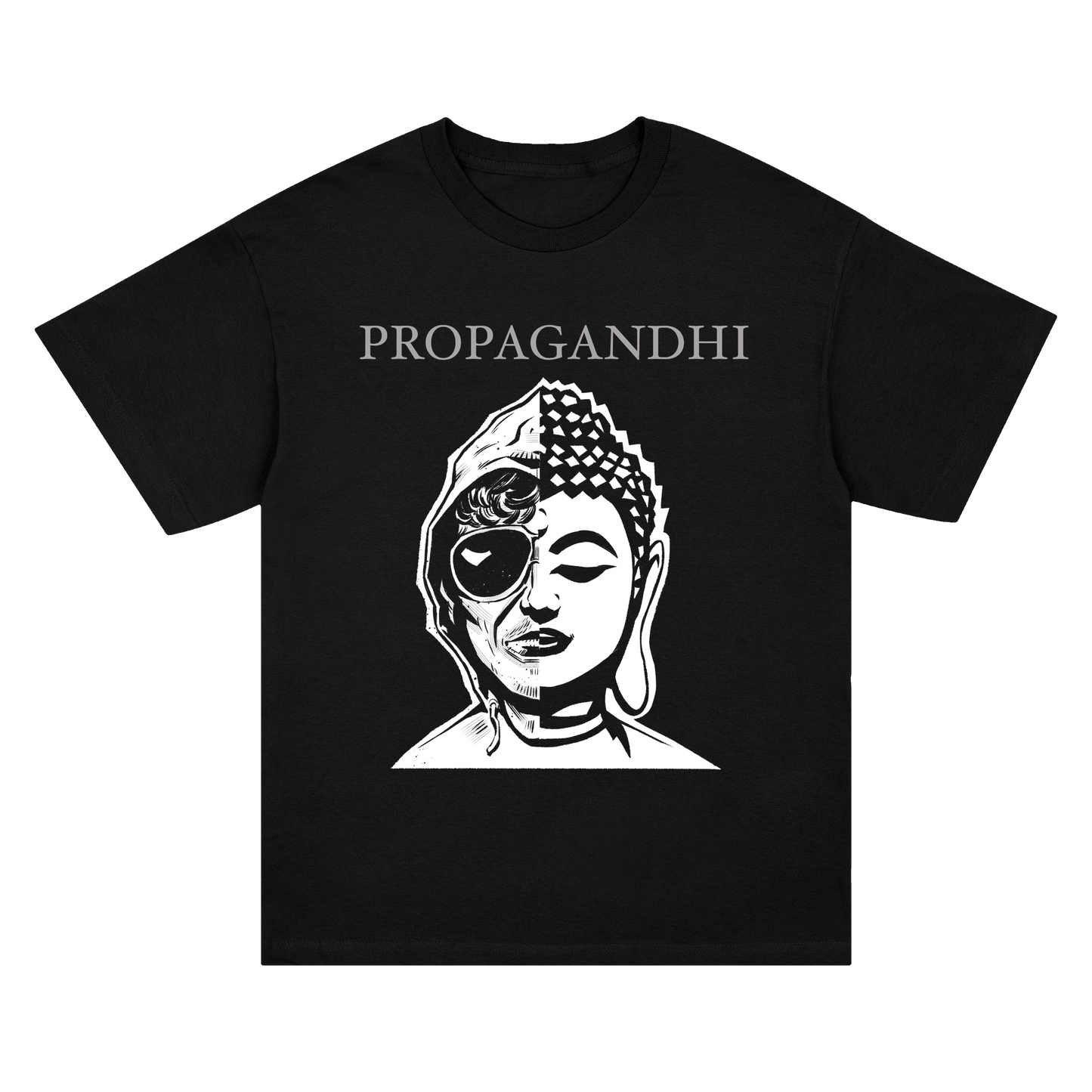 Polera Oficial Propagandhi - Ted Buddha - Negro