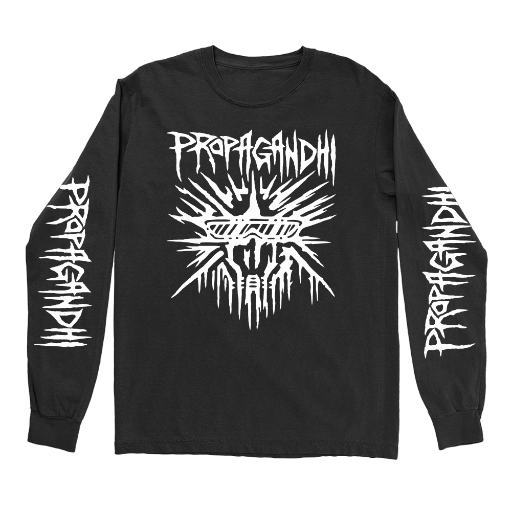 Polera Manga Larga Oficial Propagandhi - Buster Skull - Negro