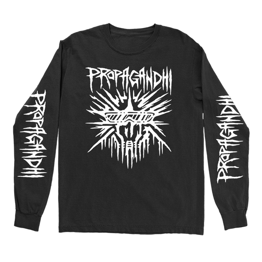 Polera Manga Larga Oficial Propagandhi - Buster Skull - Negro