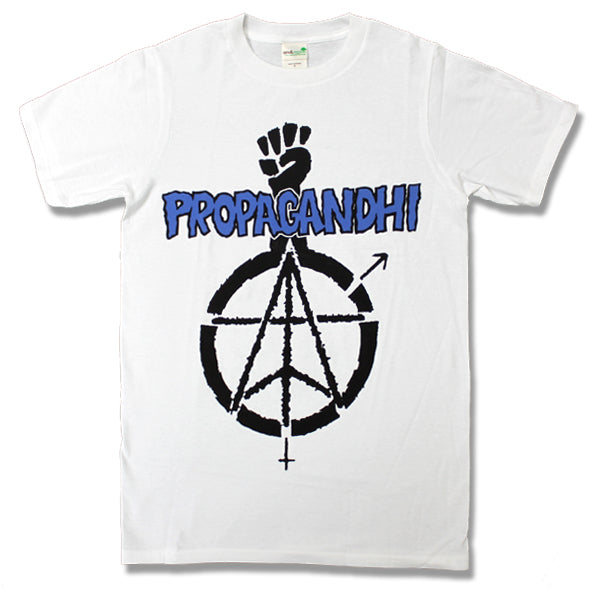 Polera Oficial Propagandhi - Fist Logo - Blanco