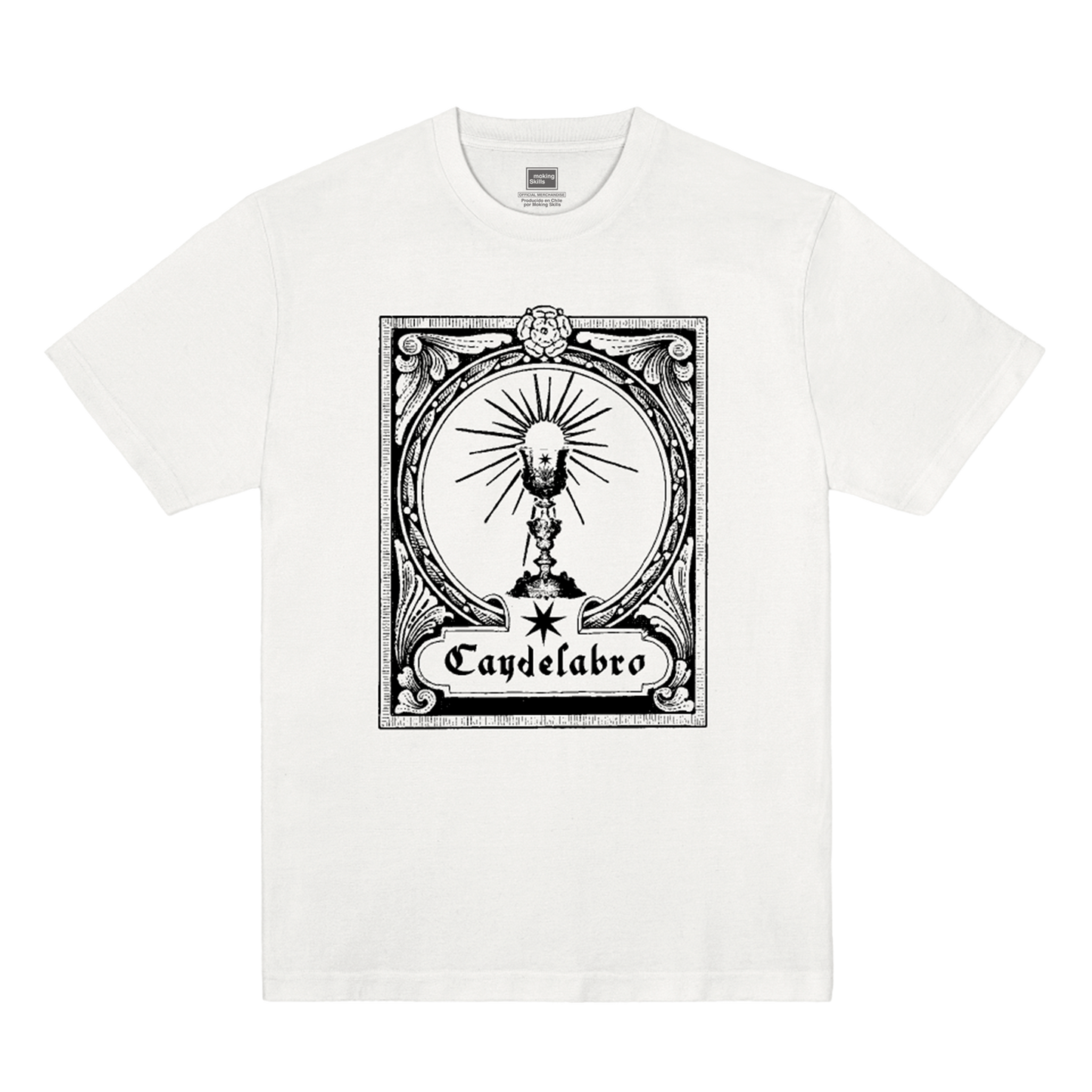 Polera Oficial Candelabro - Calíz - Blanco