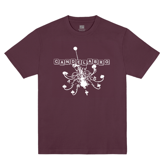 Polera Oficial Candelabro - Lámpara - Burdeo