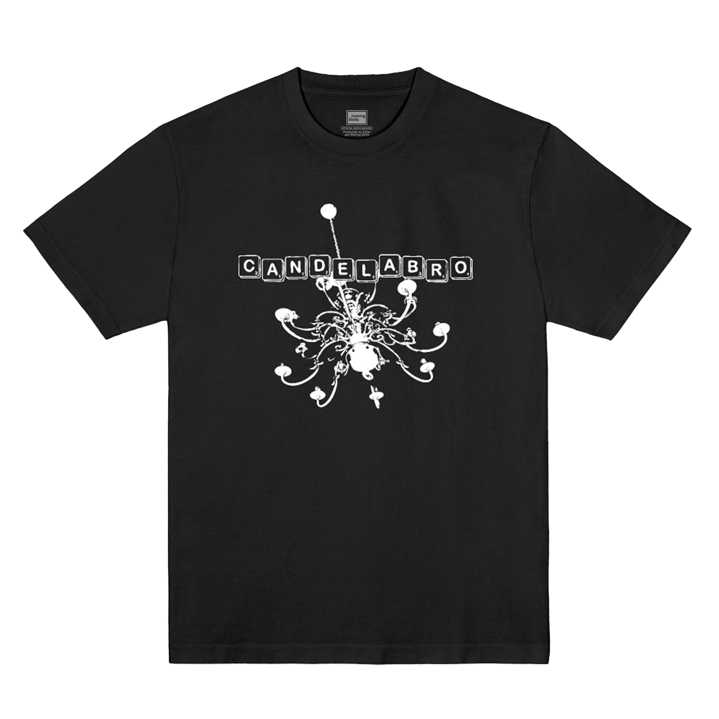 Polera Oficial Candelabro - Lámpara - Negro
