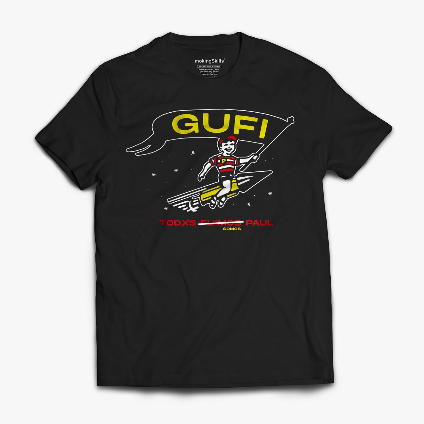 Polera Oficial - Gufi - Paul - Negra