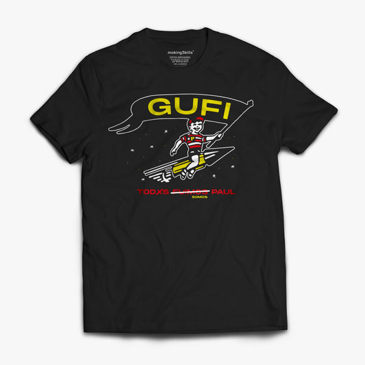Polera Oficial - Gufi - Paul - Negra