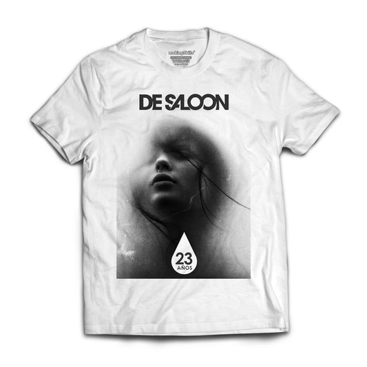 Polera Oficial De Saloon - 23 Años - Blanca