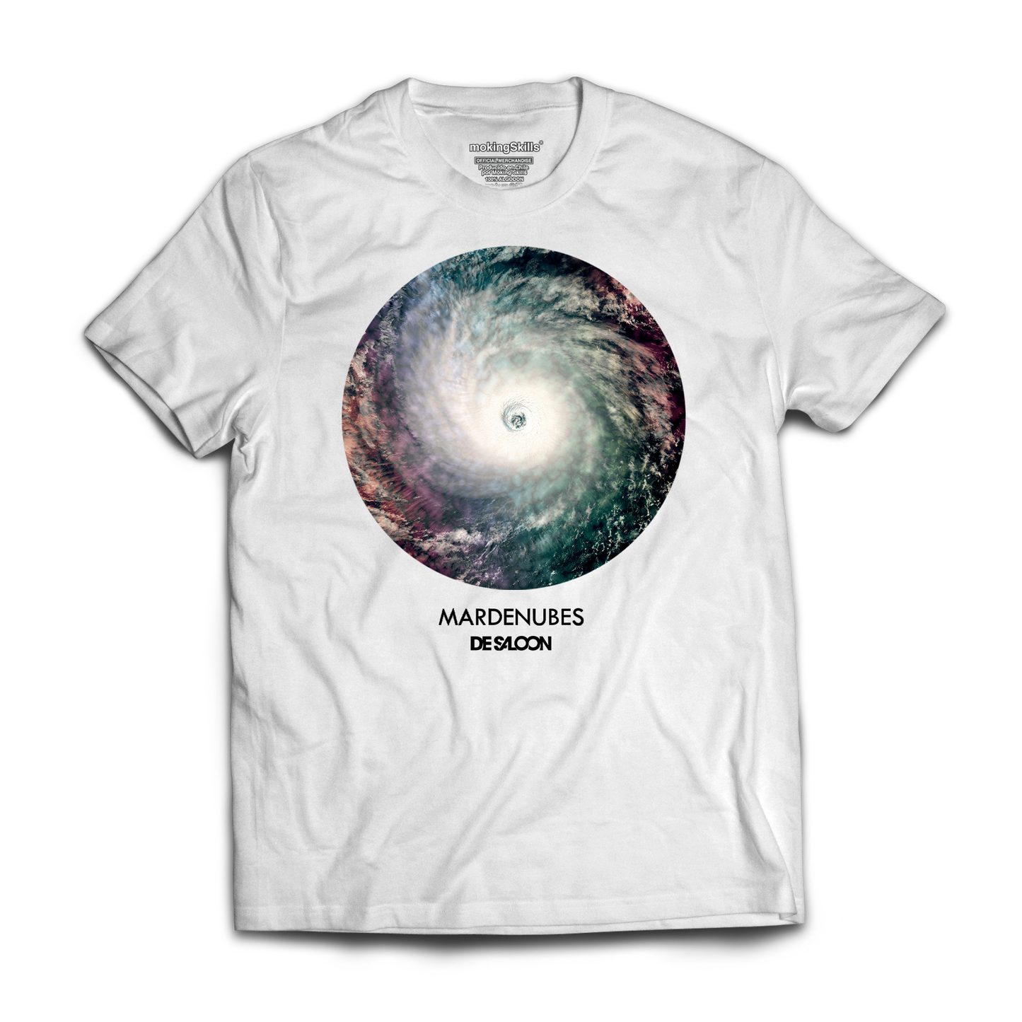 Polera Oficial De Saloon - Mar de nubes - Blanca