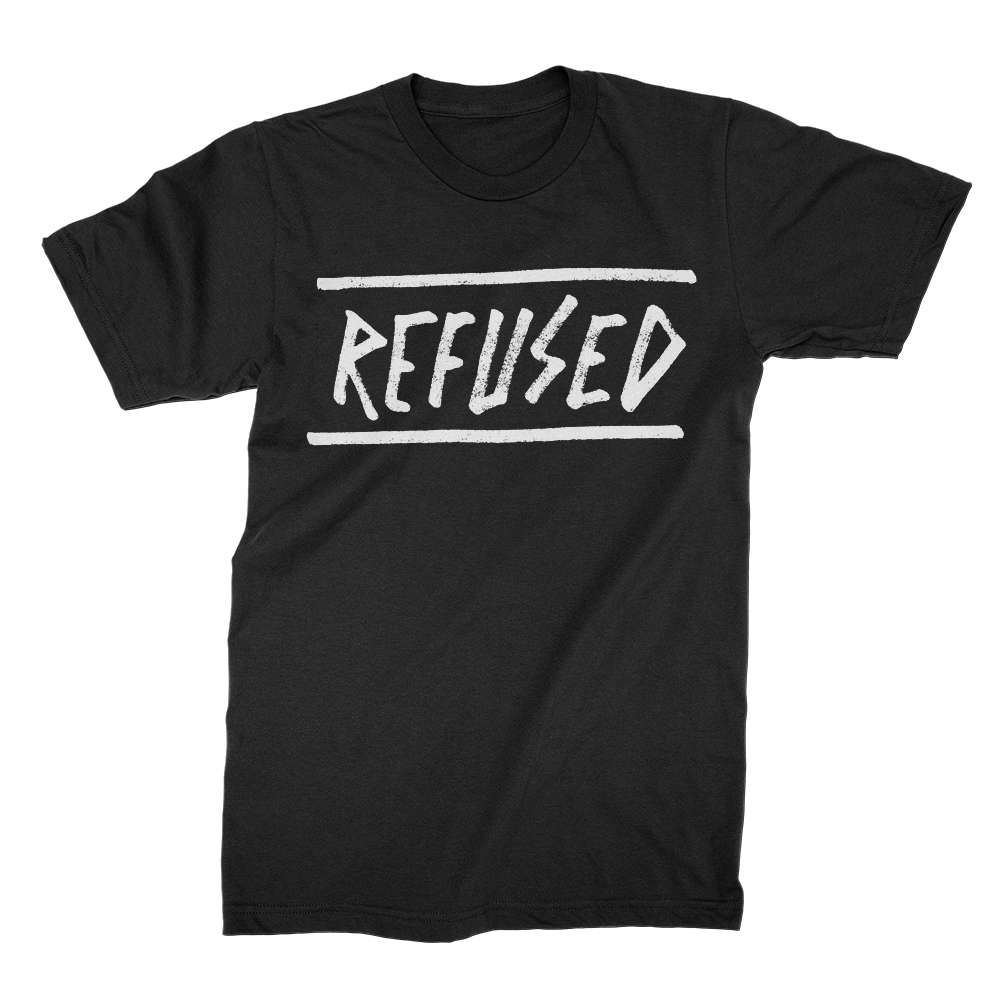 Polera Oficial Refused - Logo - Negro