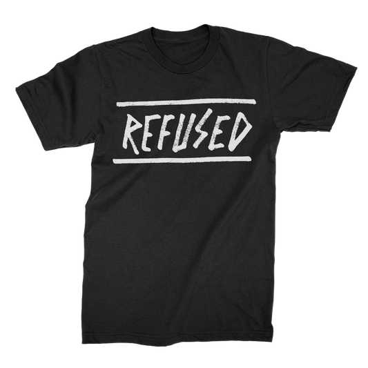Polera Oficial Refused - Logo - Negro