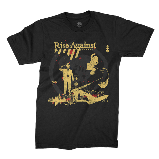 Polera Oficial Rise Against - Appeal - Negro