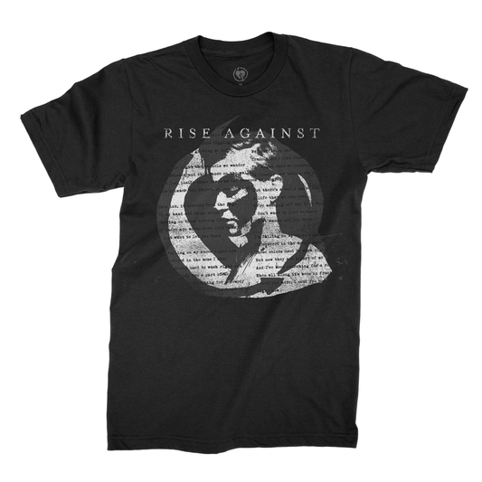 Polera Oficial Rise Against - Black Market - Negro