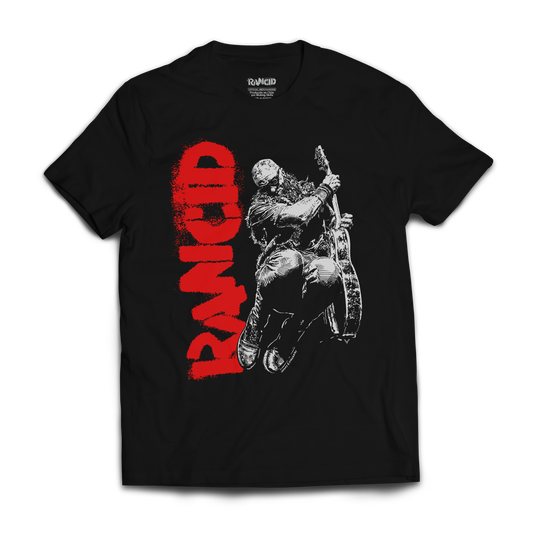 Polera Oficial Rancid - Tim Jumping - Negro