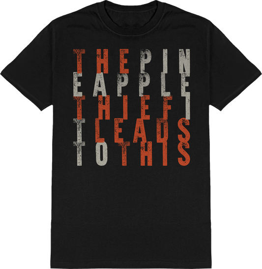 Polera Oficial The Pineapple Thief - It Leads to This - Negro