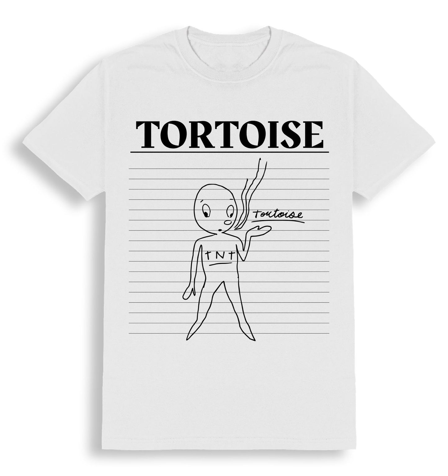 TORTOISE - TNT - Polera Oficial Blanca