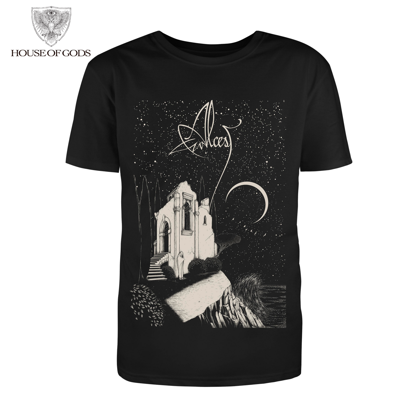 Polera Oficial Alcest - Garden - Negro