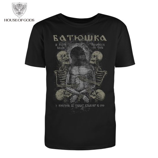 Polera Oficial Batushka - Dead Christ - Negro