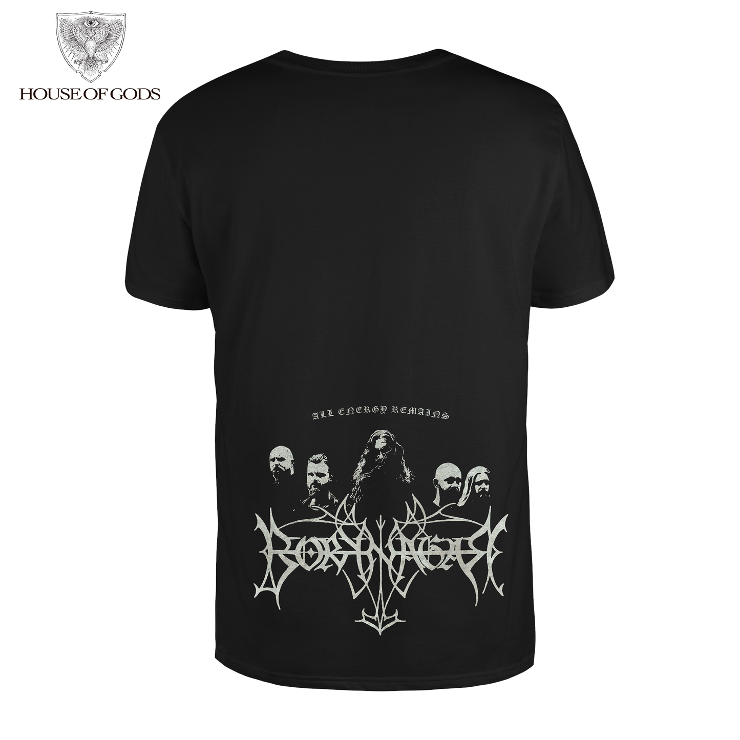 Polera Oficial Borknagar - All Energy Remains - Negro