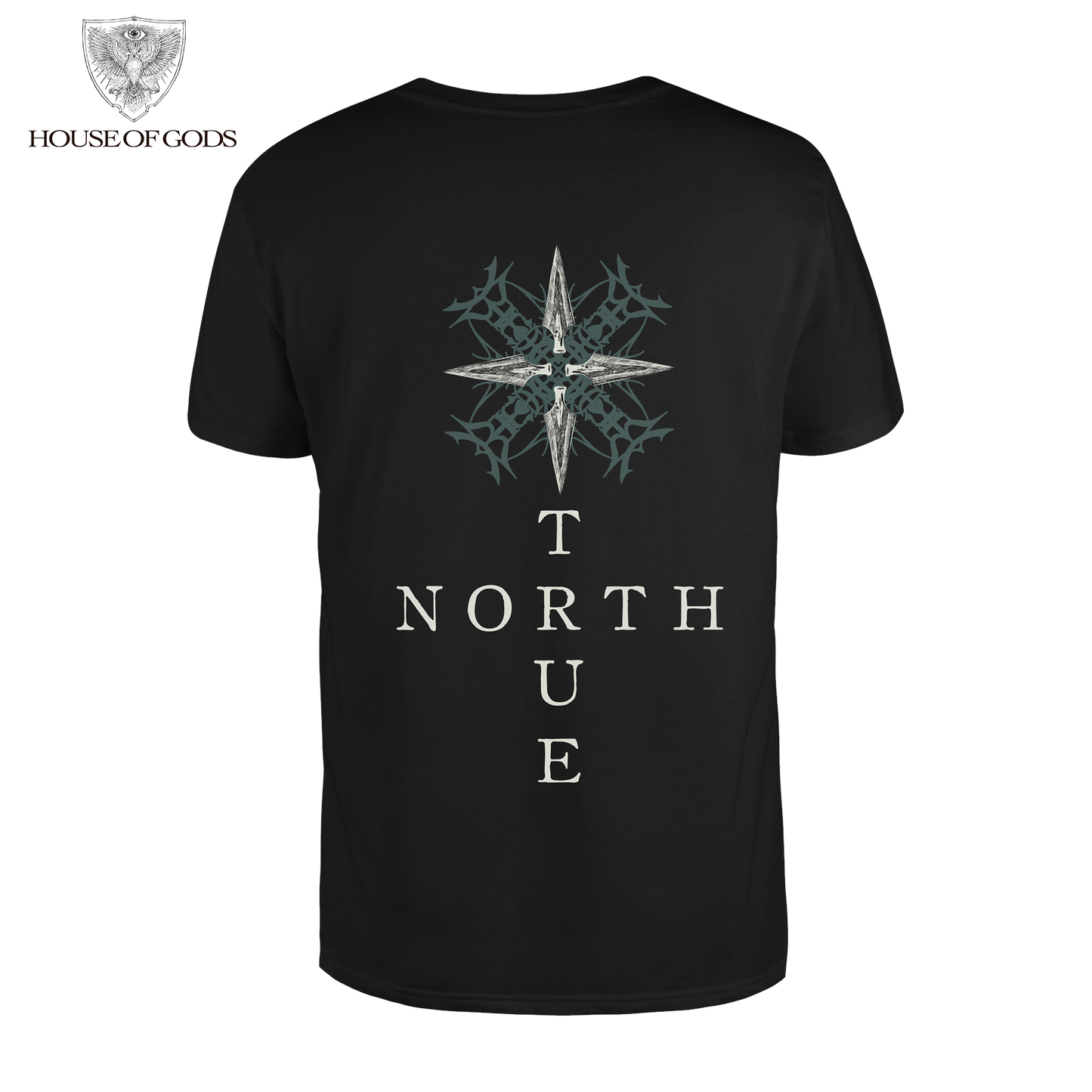 Polera Oficial Borknagar - True North - Negro