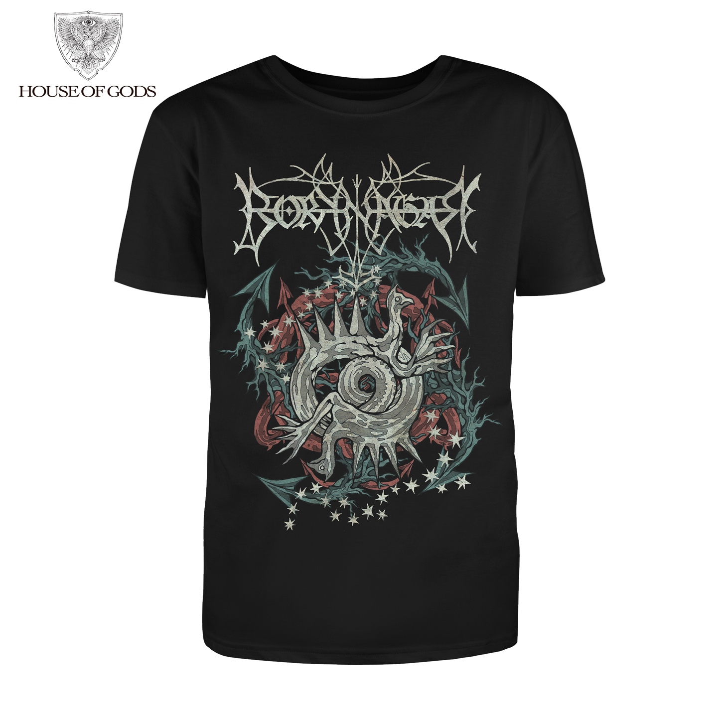 Polera Oficial Borknagar - True North - Negro