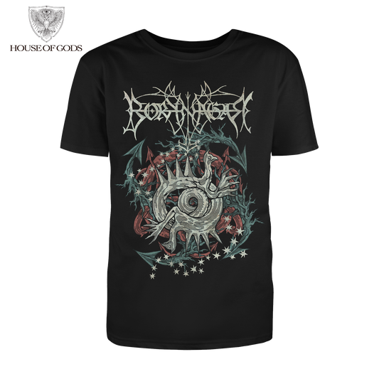 Polera Oficial Borknagar - True North - Negro