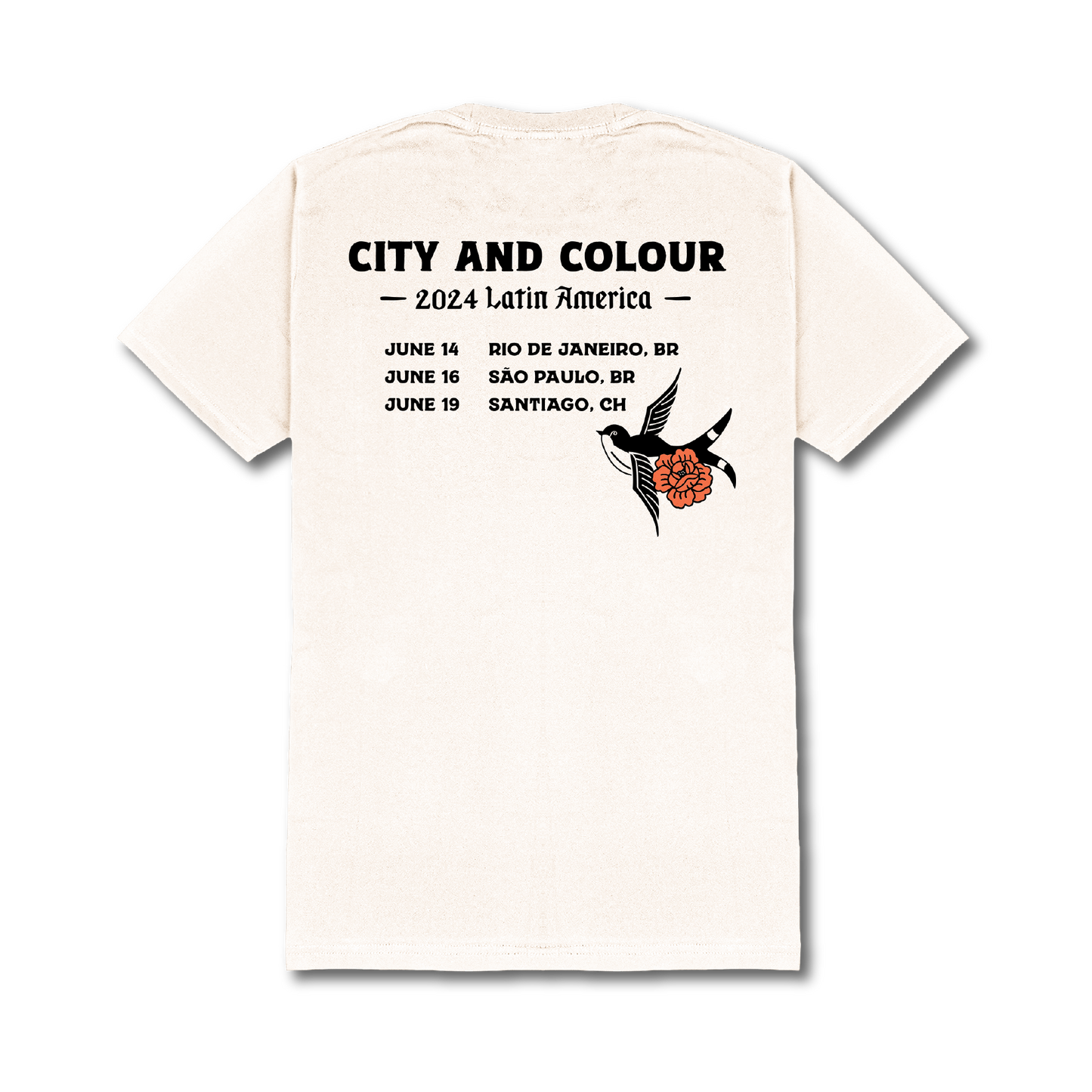 Polera Oficial City and Colour - The Love Still Held Me Near