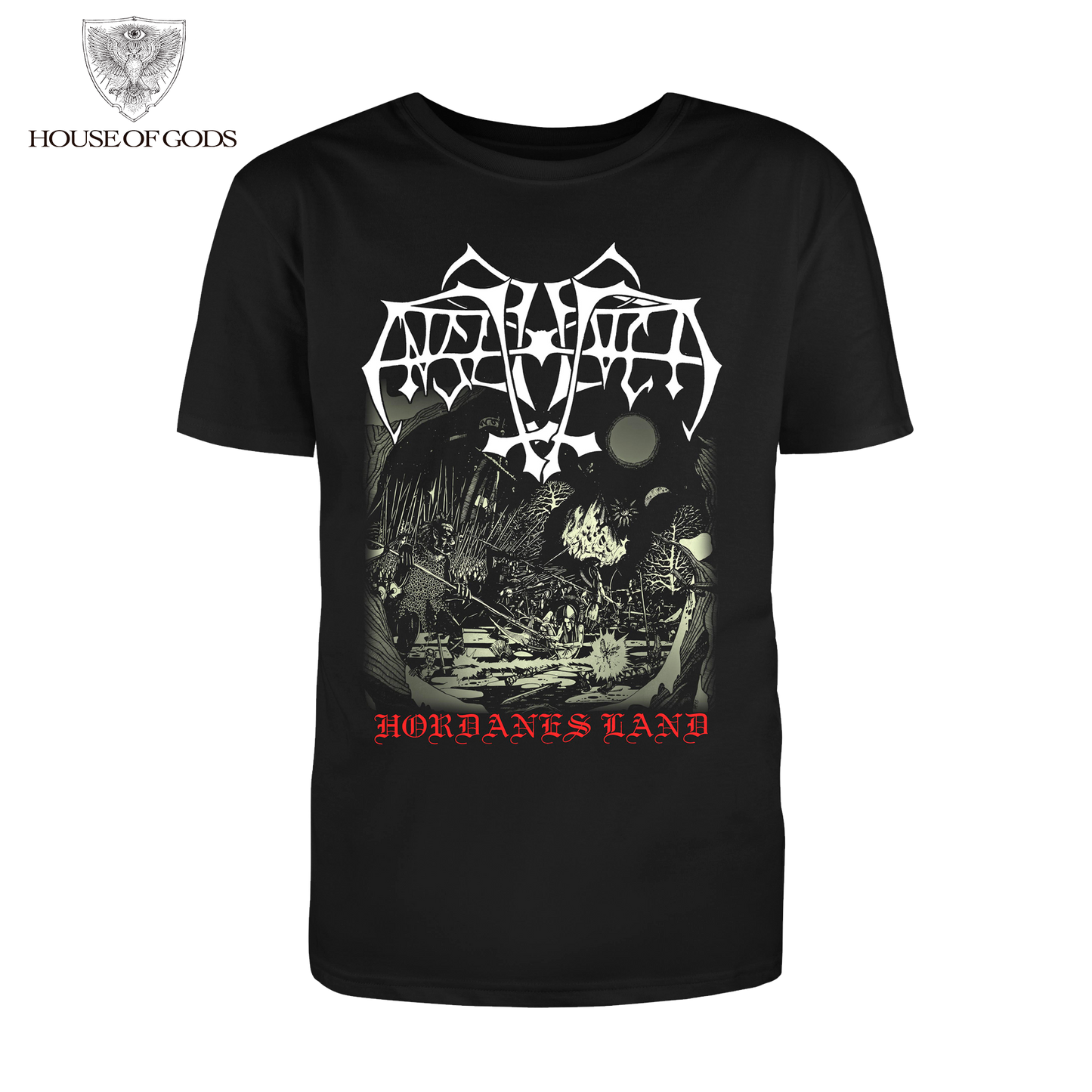 Polera Oficial Enslaved - Hordanes Land - Negro