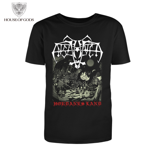 Polera Oficial Enslaved - Hordanes Land - Negro