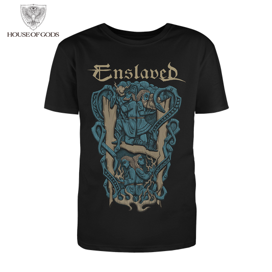 Polera Oficial Enslaved - Storm Son - Negro