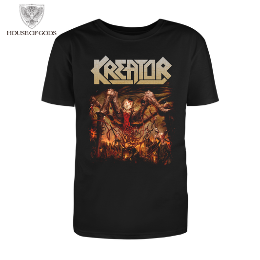 Polera Oficial Kreator - World Divided - Negro