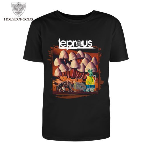 Polera Oficial Leprous - Bilateral - Negro