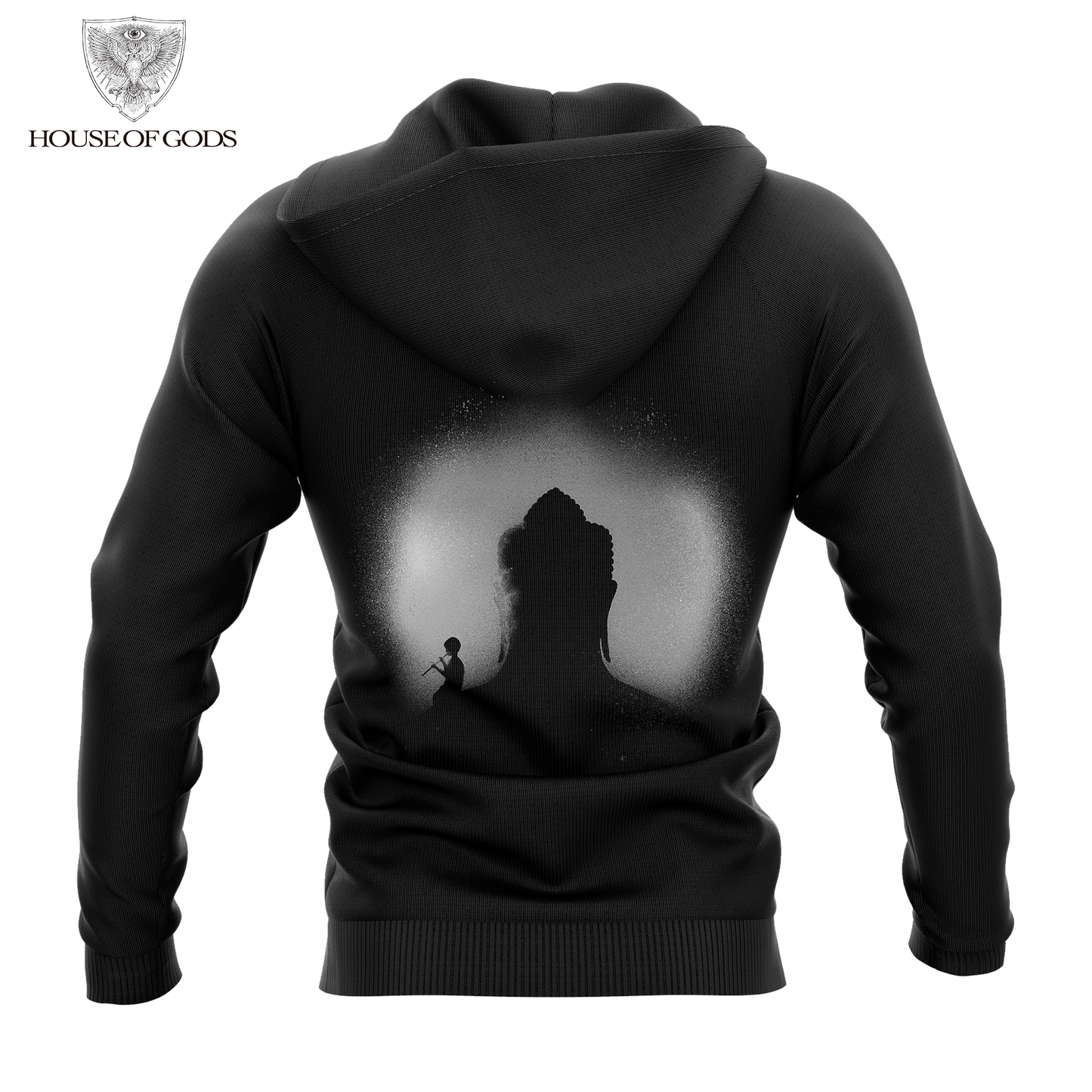 Poleron Zip Up Oficial Leprous - Pitfalls - Negro