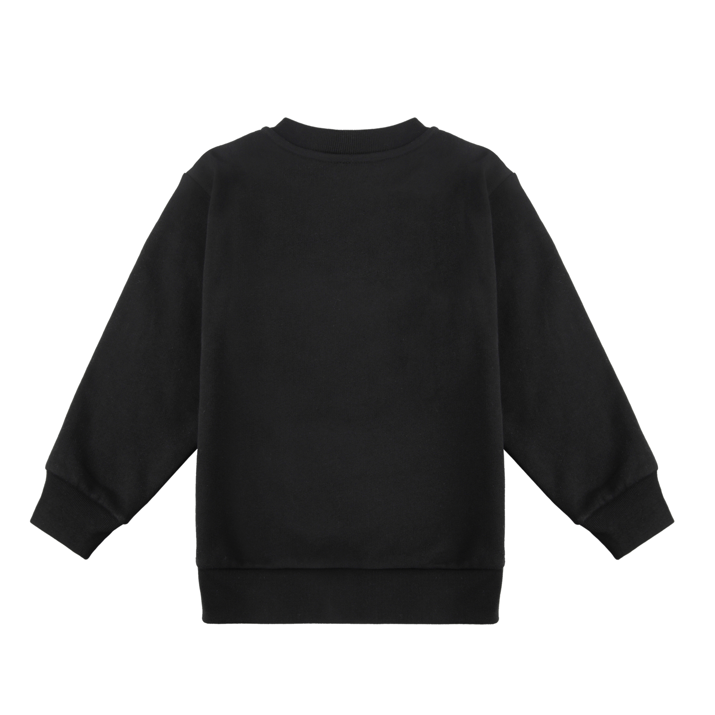 Poleron Crewneck Lucybell - Varsity Gris - Negro