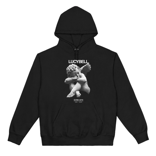 Poleron Hoodie Lucybell - Angel  - Negro