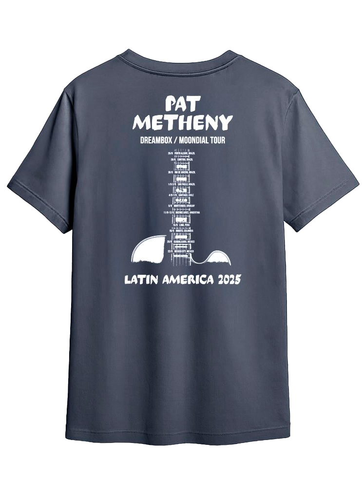 Polera Oficial Pat Metheny - Dreambox/Moondial Tour - Gris