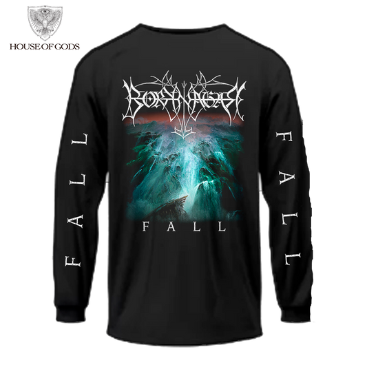 Polera Manga Larga Oficial Borknagar - Fall - Negro
