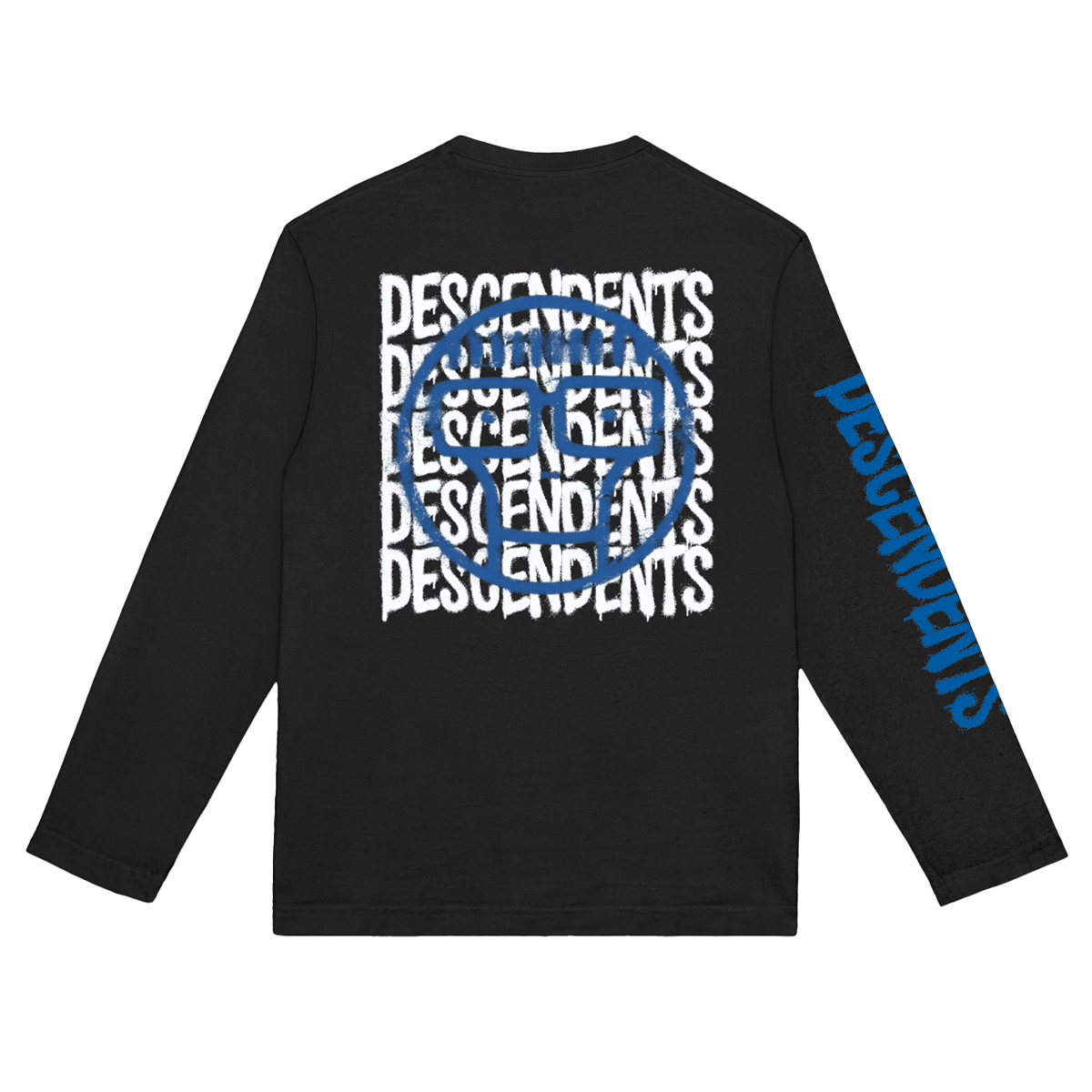 Polera Manga Larga Oficial Descendents - Spray Repeater - Negro